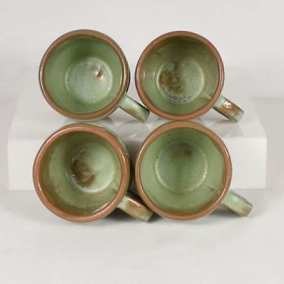 Frankoma Pottery 94M Wagon Wheel Coffee Mug Prairie Green Vi… - Picture 6 of 9